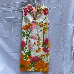 Geno California VINTAGE sleeveless floral dress